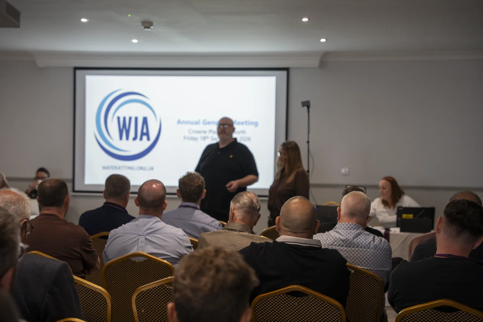 WJA members gathered for the Annual General Meeting