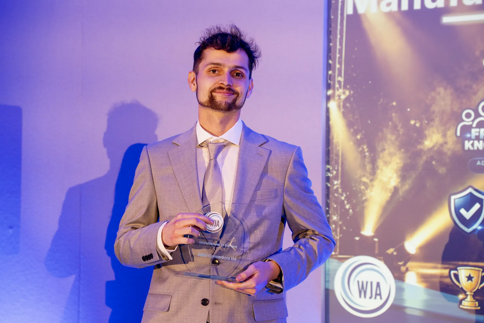 Jetter Conversions Ltd receiving Manufacturer of the Year
