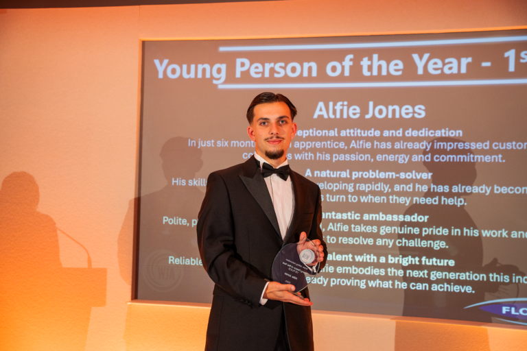 WJA Awards 2026 – How Alfie Jones fell in love with the drainage industry and now has a new goal